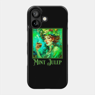 Art Nouveau Mint Julep Phone Case