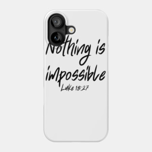 bible verse logo Phone Case