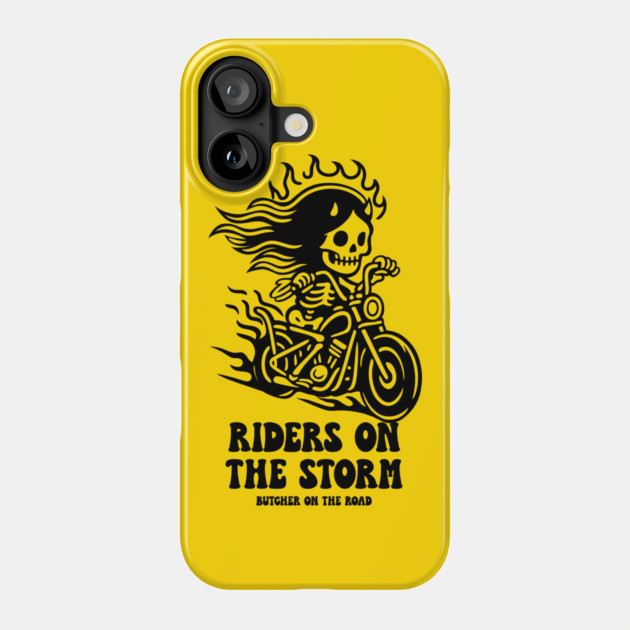 RIDERS ON THE STORM Phone Case by artslaves