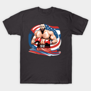 Tyson Fury T-shirt United states Flag edition !!! T-Shirt