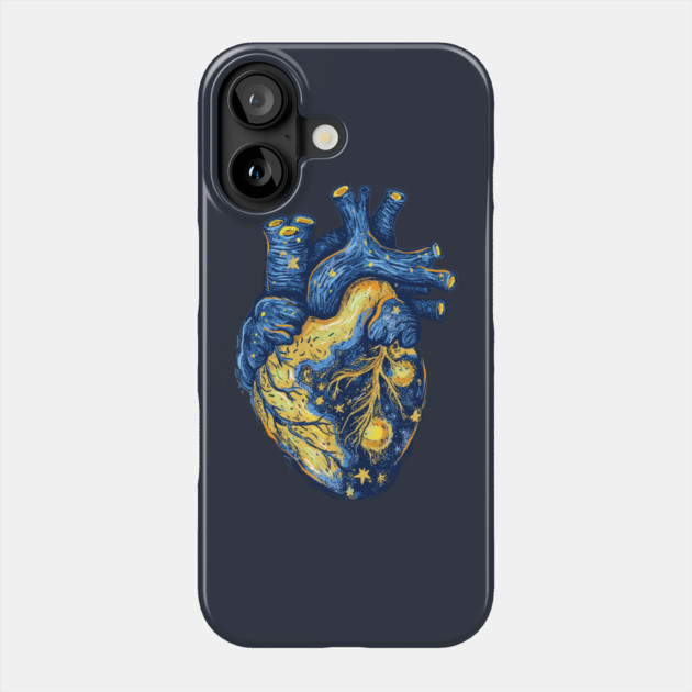 Starry Night Heart Phone Case by GoshWow®
