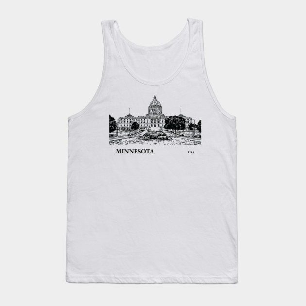 Minnesota State USA Tank Top by Lakeric