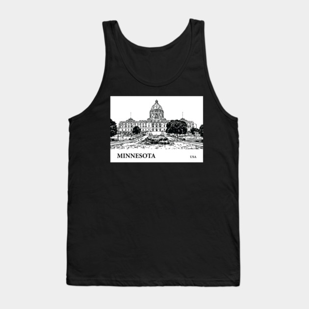 Minnesota State USA Tank Top by Lakeric