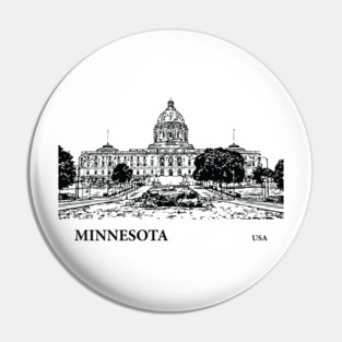 Minnesota State USA Pin
