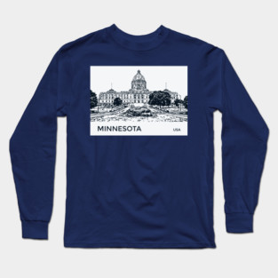 Minnesota State USA Long Sleeve T-Shirt