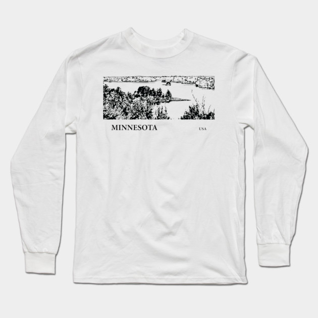 Minnesota USA Long Sleeve T-Shirt by Lakeric