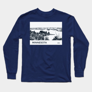 Minnesota USA Long Sleeve T-Shirt