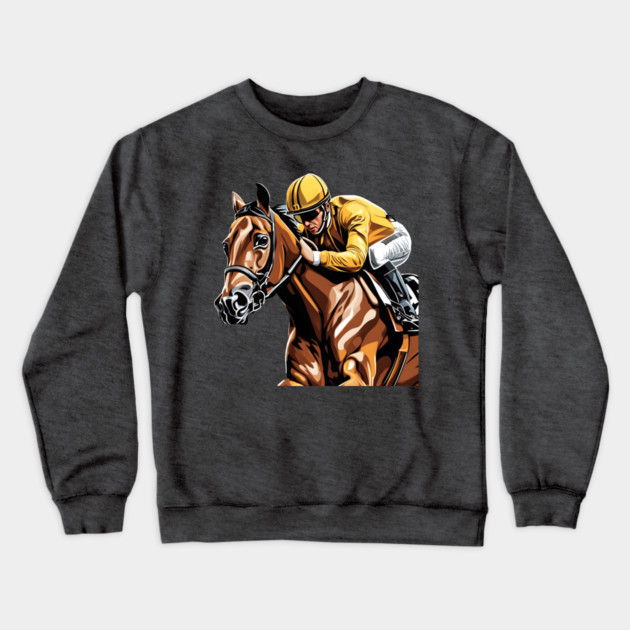 Horses Riding , Horses lovers Championship Preakness 2024 Crewneck Sweatshirt by Nizar clothing store 