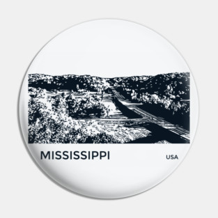 Mississippi USA Pin