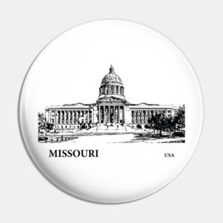 Missouri State USA Pin