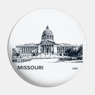 Missouri State USA Pin