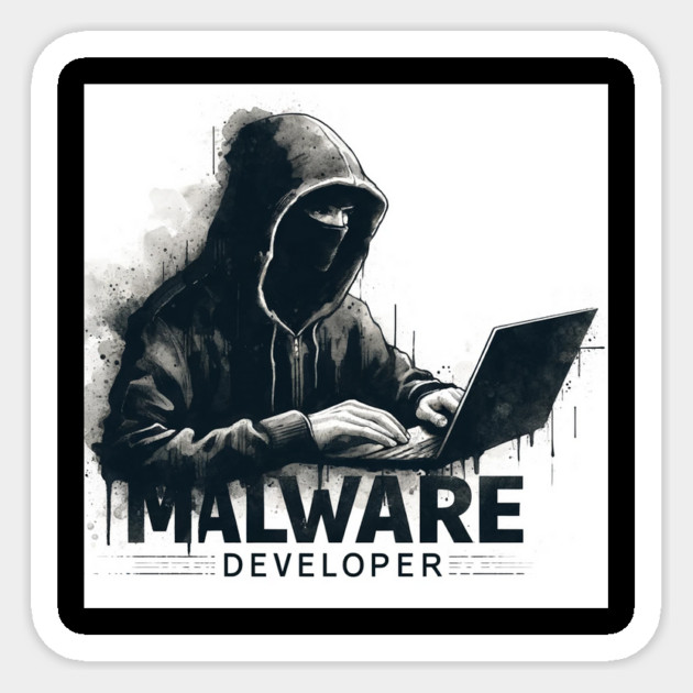 Stealth Maldev Sticker by Hack The Planet