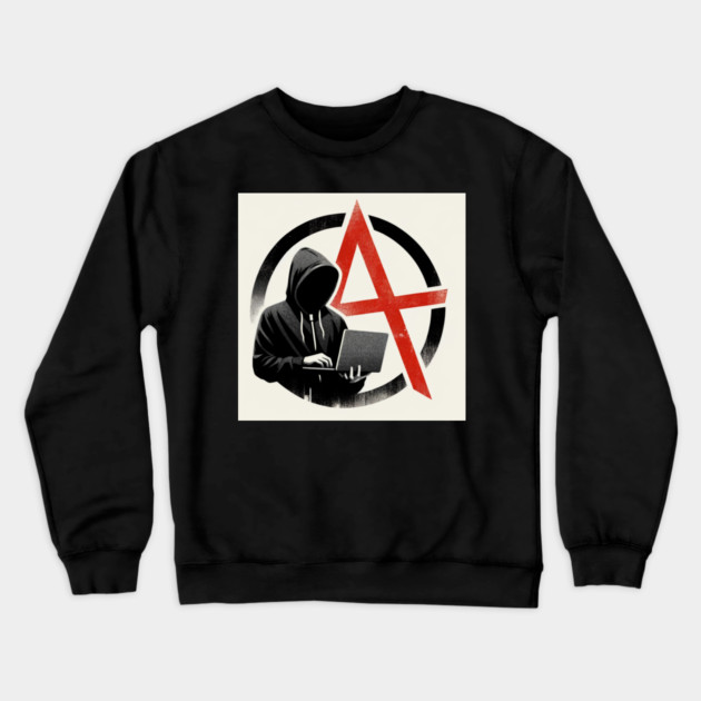 Hacktivist Crewneck Sweatshirt by Hack The Planet