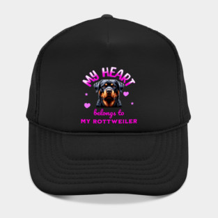 My Heart Belongs to my Rottweiler Hat