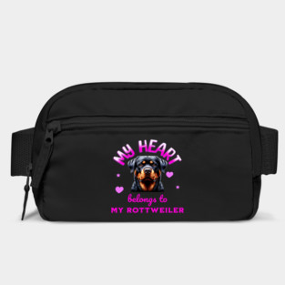 My Heart Belongs to my Rottweiler Bag