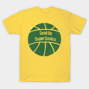 SEATTLE SUPERSONICS 70s Style Basketball Team T-Shirt