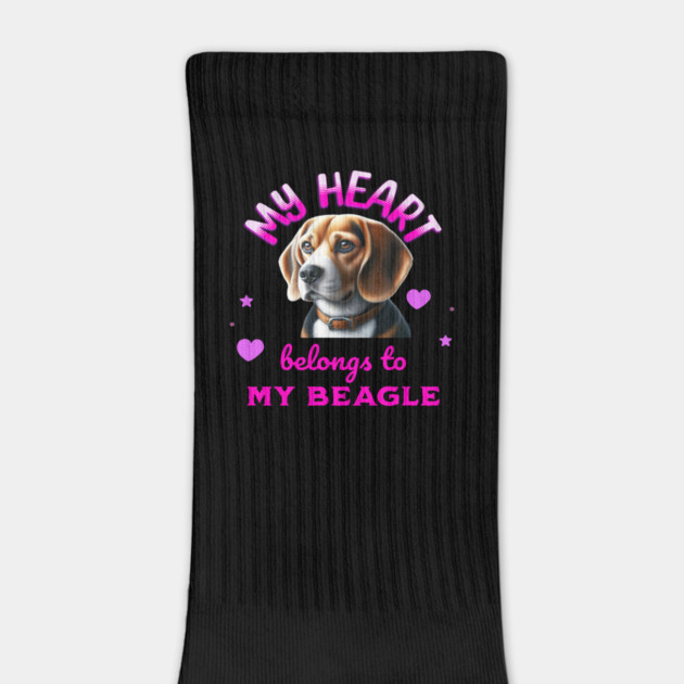 My Heart Belongs to My Beagle Dog by BirdsnStuff