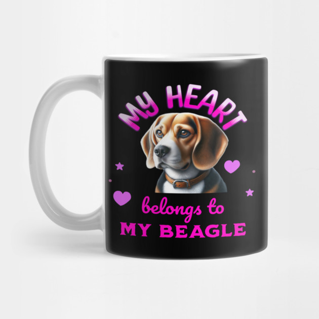 My Heart Belongs to My Beagle Dog by BirdsnStuff