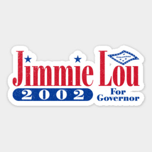 Jimmie Lou 2002 Sticker