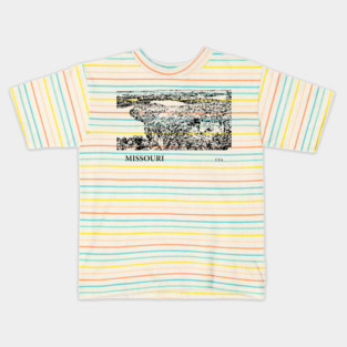 Missouri USA Kids T-Shirt