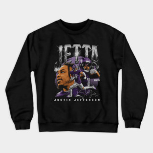 Justin Jefferson Minnesota Jetta Vintage Crewneck Sweatshirt