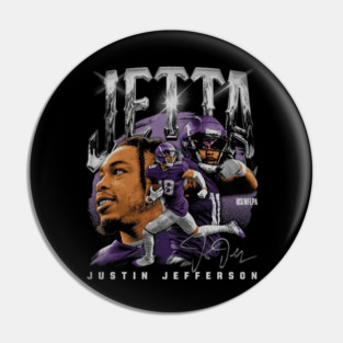 Justin Jefferson Minnesota Jetta Vintage Pin