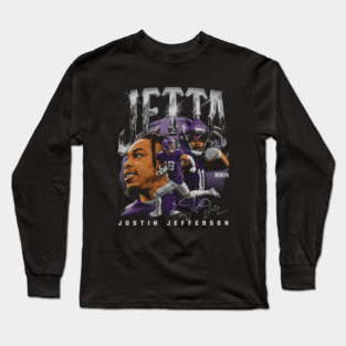 Justin Jefferson Minnesota Jetta Vintage Long Sleeve T-Shirt