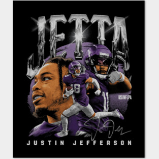 Justin Jefferson Minnesota Jetta Vintage Posters and Art