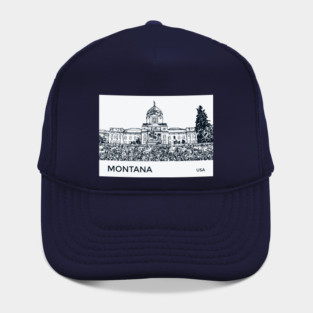 Montana State USA Hat
