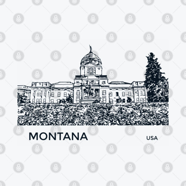 Montana State USA by Lakeric