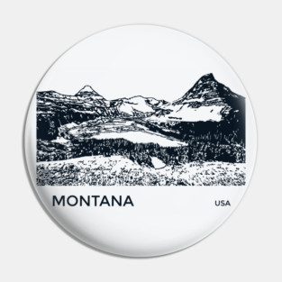 Montana USA Pin