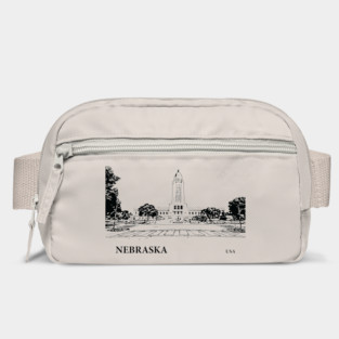 Nebraska State USA Bag