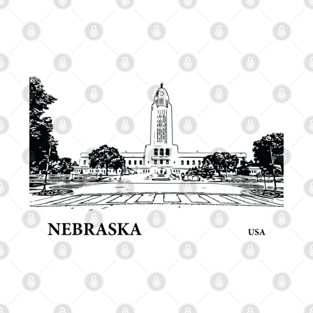 Nebraska State USA by Lakeric