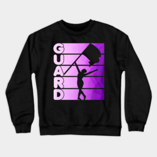 Color Guard Marching Band Flag Crewneck Sweatshirt