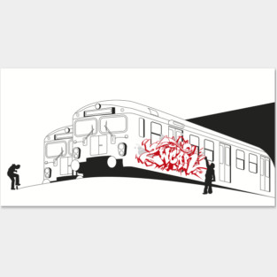 Graffiti Train Posters and Art