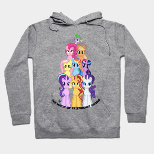 My Little Pony main cast (mane 6, 8,9) Hoodie