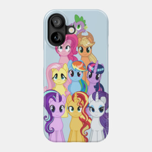 My Little Pony main cast (mane 6, 8,9) Phone Case