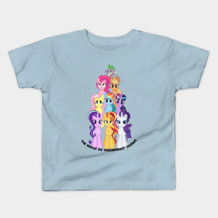 My Little Pony main cast (mane 6, 8,9) Kids T-Shirt