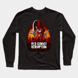 Red Cowboy Redemption Long Sleeve T-Shirt