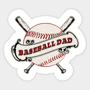 Baseball Dad Sticker