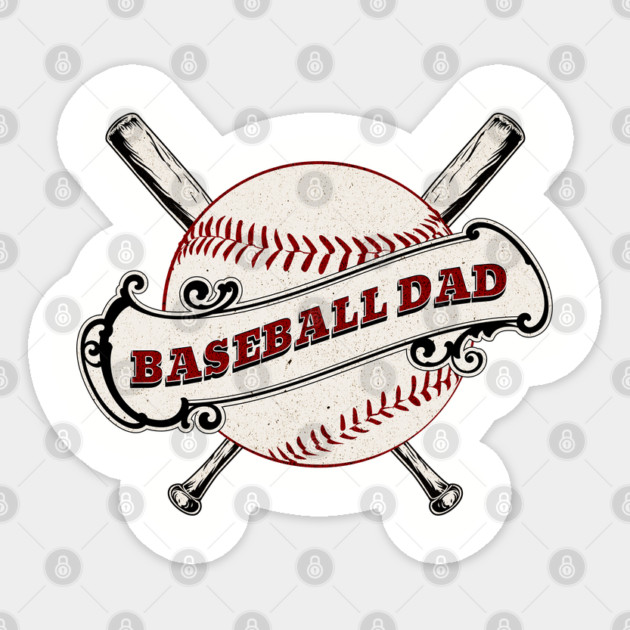 Baseball Dad Sticker by HolidayBug