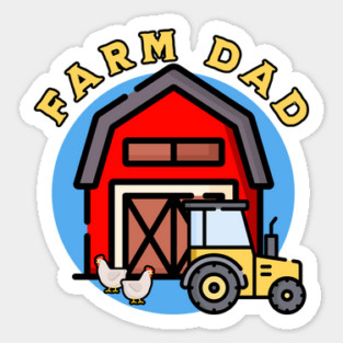 Farm Dad Sticker