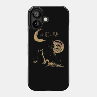 The Cure - Cat and Moon Phone Case