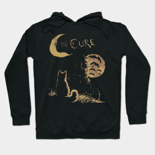 The Cure - Cat and Moon Hoodie
