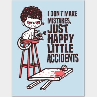 A happy little accident Posters and Art