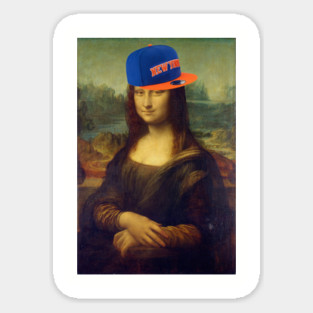 Mona Lisa Knicks Sticker