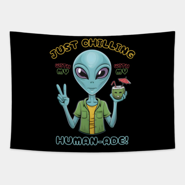 Cosmic Sip Tapestry by MakerMind8.2