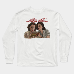 A League Of Their Milky, White Long Sleeve T-Shirt