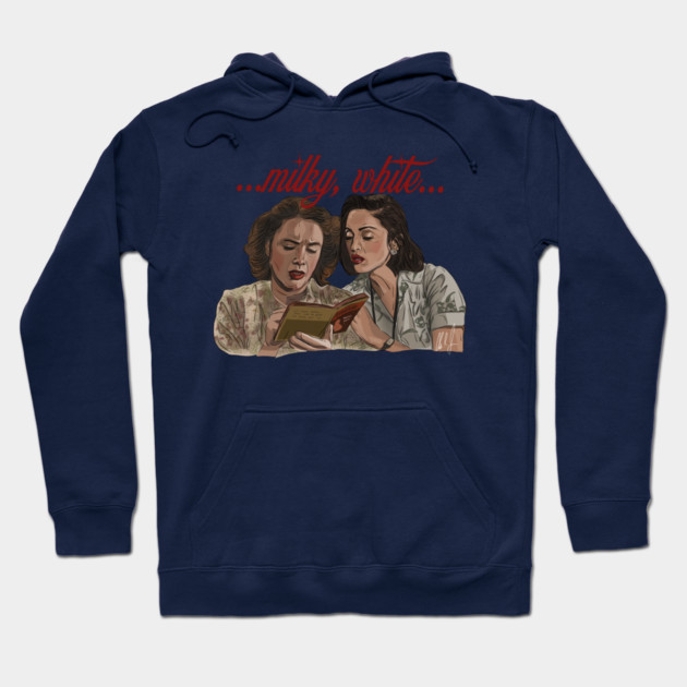 A League Of Their Milky, White Hoodie by 51Deesigns