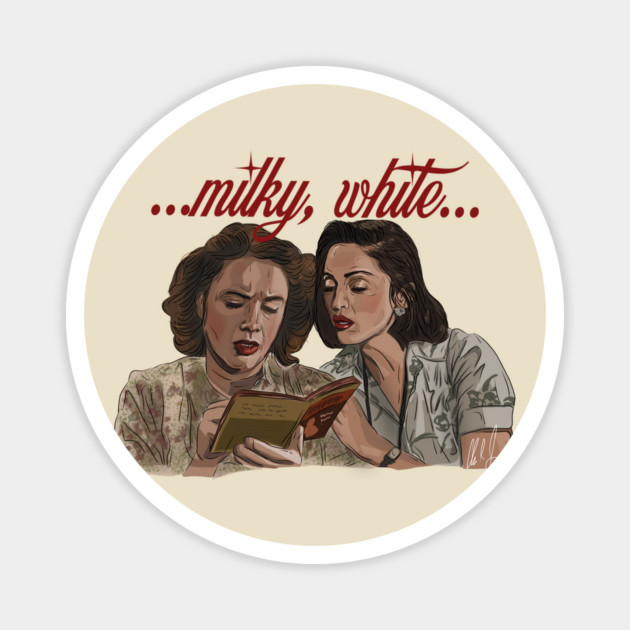 A League Of Their Milky, White Magnet by 51Deesigns